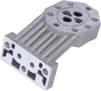 Houtkloofpomp Gietbehuizing - Pompbeugel Elektrische Kloofmachine - Onderhoud Houtklover - Universele Compatibiliteit - 16 x 9 x 5 cm - Grijs