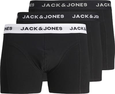 Jack & Jones Solid Trunk Boxershorts Heren (3-pack) - Maat XL