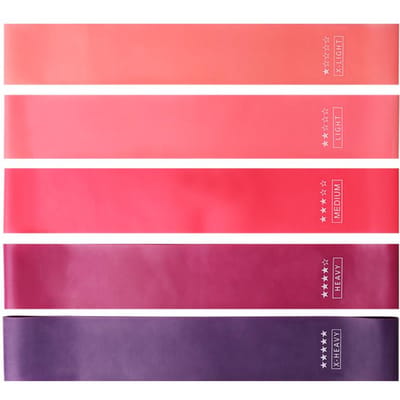 Fitness Elastische Weerstandsbanden Thuis Training Yoga Sport Weerstandsbanden Rekken Pilates Sportschool Apparatuur pink