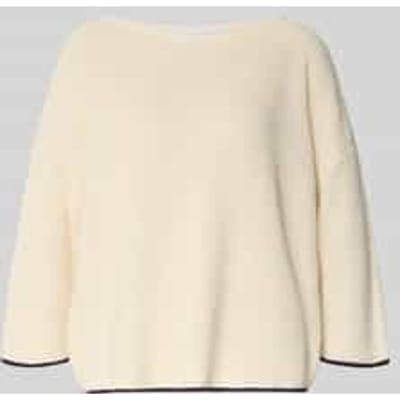 comma - female - Boxy fit trui met contrasterende details