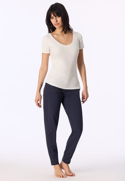 SCHIESSER Naturschonheit T-shirt (1-pack) - dames shirt korte mouwen champagne