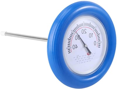 Drijvende Thermometer - Water Tester - Zwembad Temperatuur - Duurzaam Materiaal - 30cm Lengte - Blauw