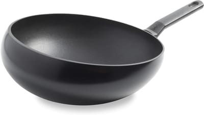 Professionele Keramische Wok 30cm - Non-Stick & PFAS Vrij - Geschikt voor Inductie
