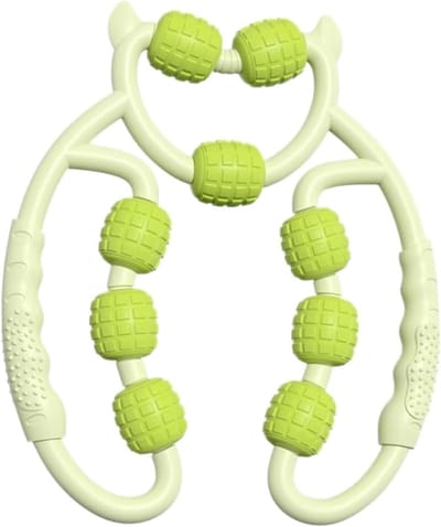 Effectieve anti-cellulite massage roller voor benen en billen, 360 graden handmatige massage voor betere bloedsomloop en vermindering van vermoeidheid