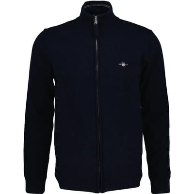 Gant 87314 Trui Met Volledige Rits Zwart S Man