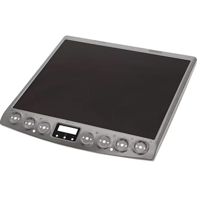 AEG glasplaat met kader, inox, 60cm 140230610333
