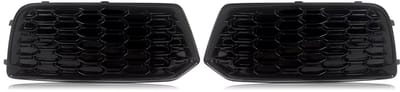 Voorbumper - Voor Audi Q5 2018-2022 - Auto accessoires - Honingraat bumper grille randen - Links + Rechts