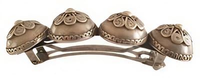 Zeeuws Meisje - Haarclip 8 cm - Urk - Volendam- Visser - Klederdracht visserskeelknopen - uitmuntende kwaliteit made in France speld