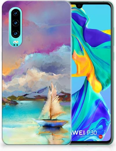 Hoesje maken Huawei P30 Boat
