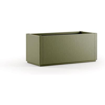 STEFANPLAST Bloembak/Plantbak ETHICA rechthoekig 80 cm - 100x43x35 cm - Groen groen