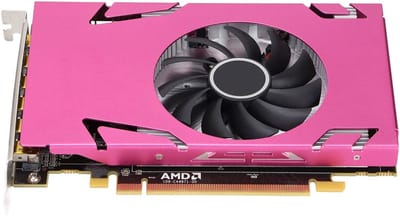 Dailygoody - Grafische Kaart - 4G GDDR5 - 4K/2K/1080P - Roze - PCI-Express - R7 350-4G - Geschikt voor Gaming - Roze