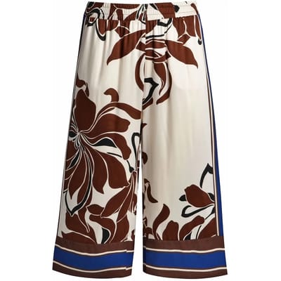 7/8 Viscose Geprinte Broek Dames Mat Fashion