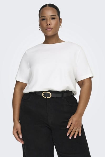 ONLY CARMAKOMA - CARJEN SS JEANS TEE JRS NOOS - Dames - T-shirts
