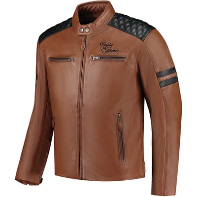 Rusty Stitches Jari V2 Motorfiets lederen jas -
