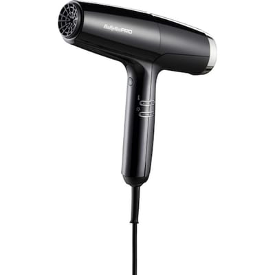 BaBylissPRO Falco Föhn BAB8550BE - 2000W High-speed digitale motor - 244 km/h - Ultra Stil (70DB) - Lichtgewicht (388g) - Inclusief Diffuser & Opzetstukken - Professionele haardroger - Made in Italy