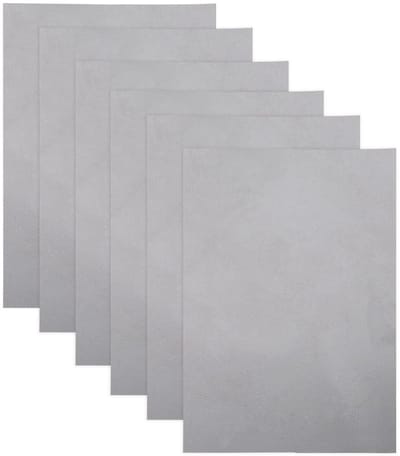 PVC Reparatiepatches - Reparatieset Boot - Watersport Onderhoud - Heavy Duty Materiaal - 6 Stuks - Grijs