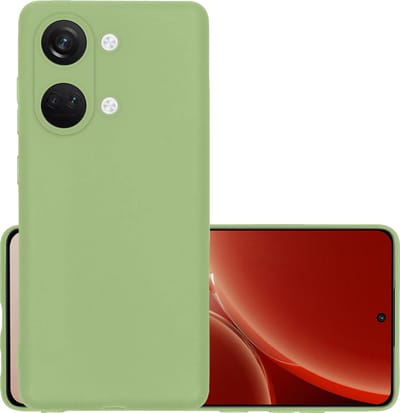 Hoesje - Geschikt voor OnePlus Nord 3 - Sterk & Shockproof - Hoes Cover - Siliconen Case - Groen