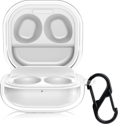 kwmobile Earphones Case for Samsung Galaxy Buds FE Case - Clear TPU Silicone Earbuds Cover - Transparent