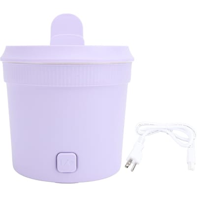 1L 400W Elektrische Pan met Visueel Deksel Telefoonsleuf Anti Droogkoken Anti Aanbaklaag Multifunctioneel L(for 6.5-9kg) white