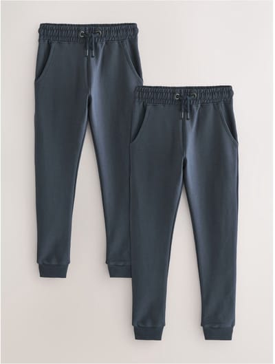 Next - Meisjes - Verpakking van 2 joggingbroeken met skinny fit - Blauw