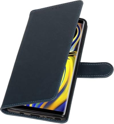 Blauw Pull-Up Booktype Hoesje voor Galaxy Note 9