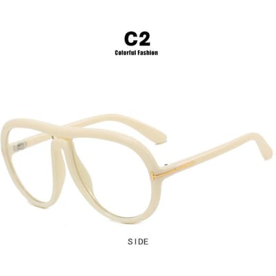 Lunettes Style Crapaud Élégantes de Luxe pour Femmes Hommes Monture Designer Féminine Classique Anti Lumière Bleue Appareil Numérique Masculin Protection UV400