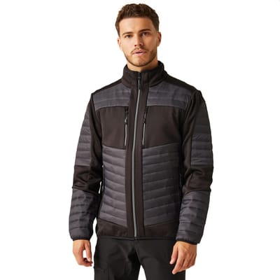 Regatta Heren E-Volve Thermal Hybride Jas (As/Zwart)
