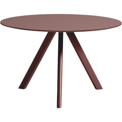 HAY Copenhague CPH20 tafel - bordeaux - Ø 120 cm - bordeaux