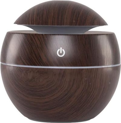 ACTIVE Aroma Diffuser Luchtbevochtiger Spa 16 Donker Hout 130ml