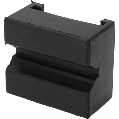 Krikstandaard Adapter Universeel Vierkant Sleuf Rubber Slijtvast Knijplas Beschermkussen voor Auto gray