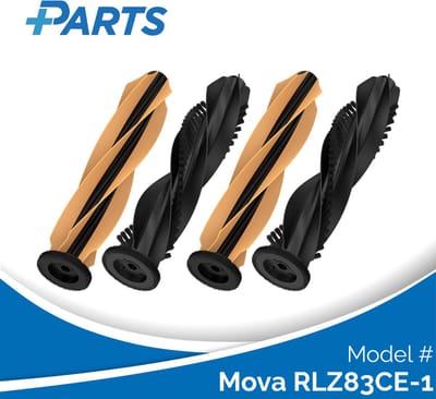 Mova RLZ83CE-1 Borstels (4 Stuks, Plus.Parts® alternatief voor RMB13)