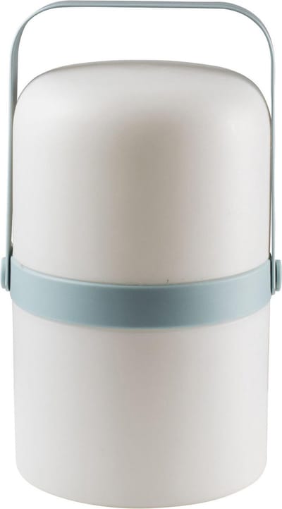 GUSTA LED Lantaarn Pastelblauw – Regenbestendige Buitenlamp met Warm LED Licht – Stormlamp voor Tuin en Balkon