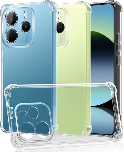 Transparant Hoesje Geschikt voor Xiaomi Redmi Note 14 4G | Schokbestendig TPU | Back Cover | Dun | Flexibel | Shockproof | Doorzichtig