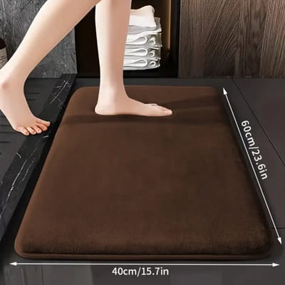 Bovista Sneldrogende Badmat - Douchemat - Antislip - Wc Mat - Toiletmat - Badkamermat - Koffie
