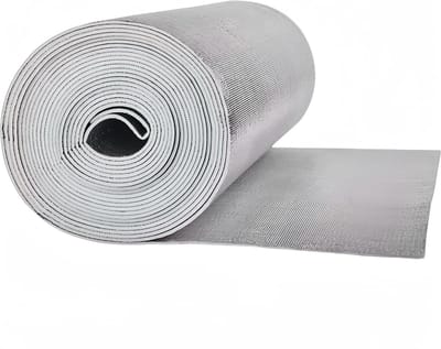 Radiatorfolie Isolatie - Warmte Reflectie - Energie Besparen - Lichtgewicht Materiaal - 100 x 3000 cm - Zilver
