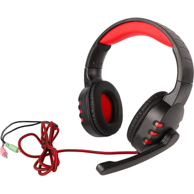 Bedrade Koptelefoon Ruisonderdrukking Verstelbare Hoofdband Over-Ear Gaming Headset met Microfoon voor Laptop PC