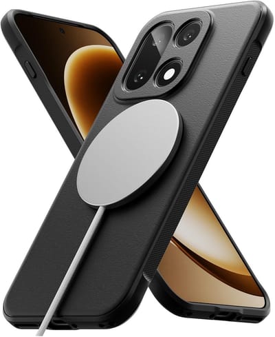Ringke Onyx Magnetic | Hoesje Geschikt voor OnePlus 15 | Compatibel met MagSafe / Qi2 | Back Cover Flexibel TPU | Zwart