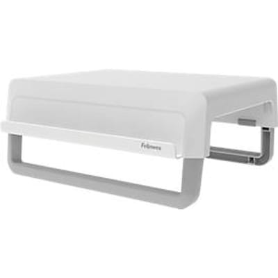 Fellowes Breyta Monitor Standaard Verstelbaar – Monitor Verhoger Ergonomisch – Beeldscherm Standaard – Wit