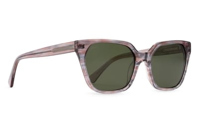 Jackie L Honfleur ZO-0259B shiny roze-grijs stripe – groen-grijs dégradé polarised TAC – UV400