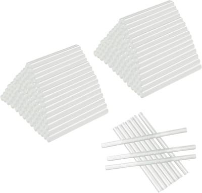 Lijmpatronen - Reserve sticks - Klusprojecten Thuis - Hoge sterkte - 200 stuks - Semi-transparant