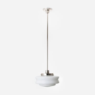 Hanglamp Grote Tol 20's Nikkel - Art Deco Trade