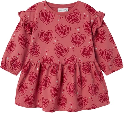 NAME IT - NMFKEA SWEAT DRESS UNB - Meisjes - Jurken - maat 92