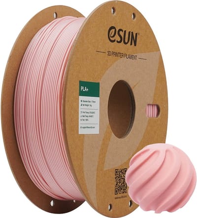 eSun PLA+ Perzik roze / Peach pink - 1 kg - 1.75 mm - 3D printer en 3D pen filament