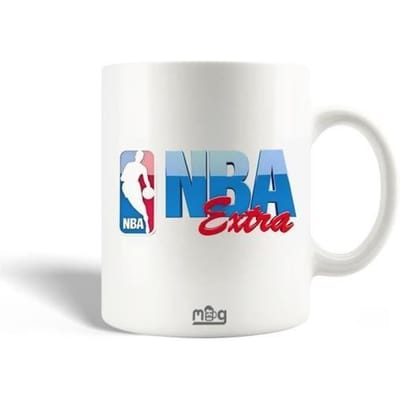 Mug en Céramique NBA Extra Ligue Sportive Logo Bleu Rouge