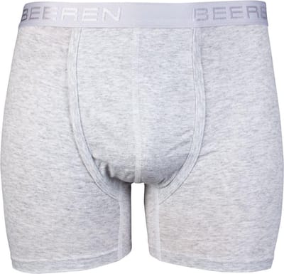 Beeren heren boxershort Dylan met sluiting  - M  - Grijs