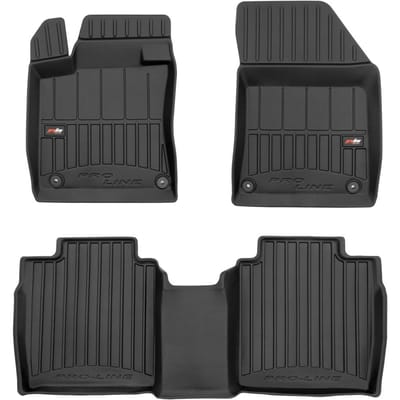 Frogum DS9 DS 9 vanaf 2020 - Automatten Set (3-delig) - TPE Rubber - 6 cm Hoge Rand - Geurloos