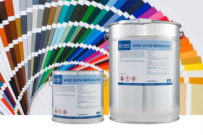 Wixx 2K PU Metaalverf - 5L - RAL 8012 | Roodbruin