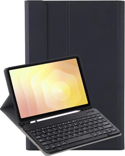 Hoesje - Geschikt voor Samsung Galaxy Tab S11 - Toetsenbord Case - Keyboard Book Cover - Hoes - Zwart