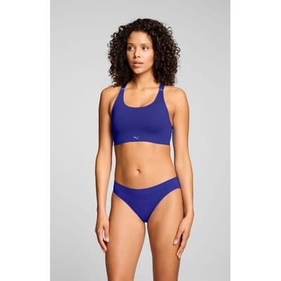 PUMA Voorgevormde Sport Top - Blauw -