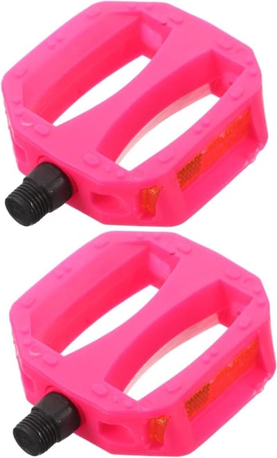 Kinderfiets Pedalen - Vervangende Trappers - Veilig Fietsen - Antislip Ontwerp - 9 x 7 x 2 cm - Roze